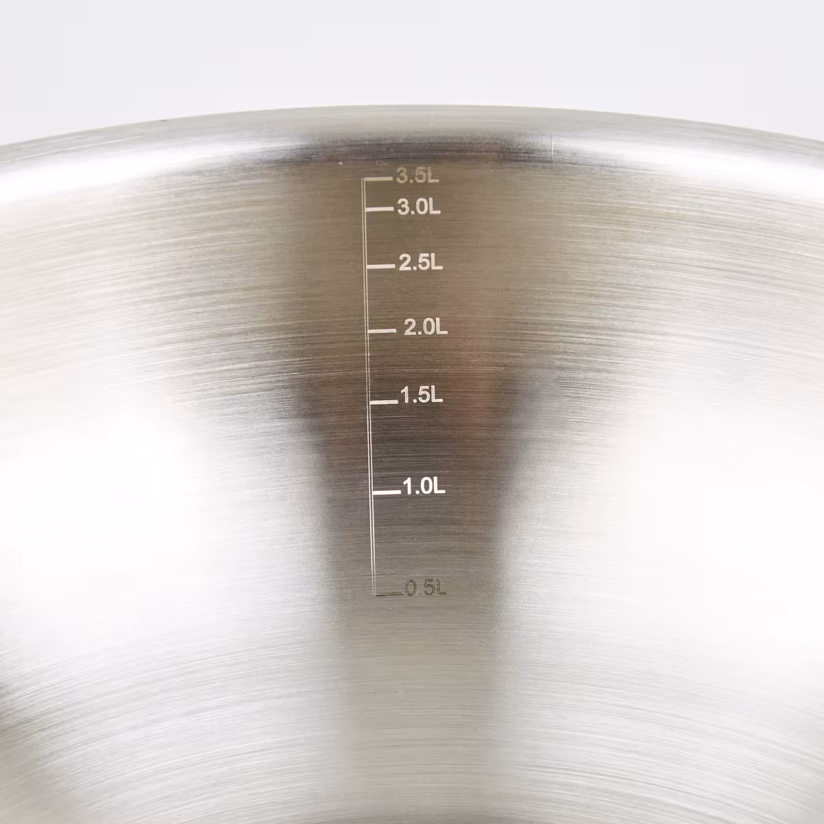 Valeria Carin Stainless Steel Induction Compatible Wok - 3.8L in Silver