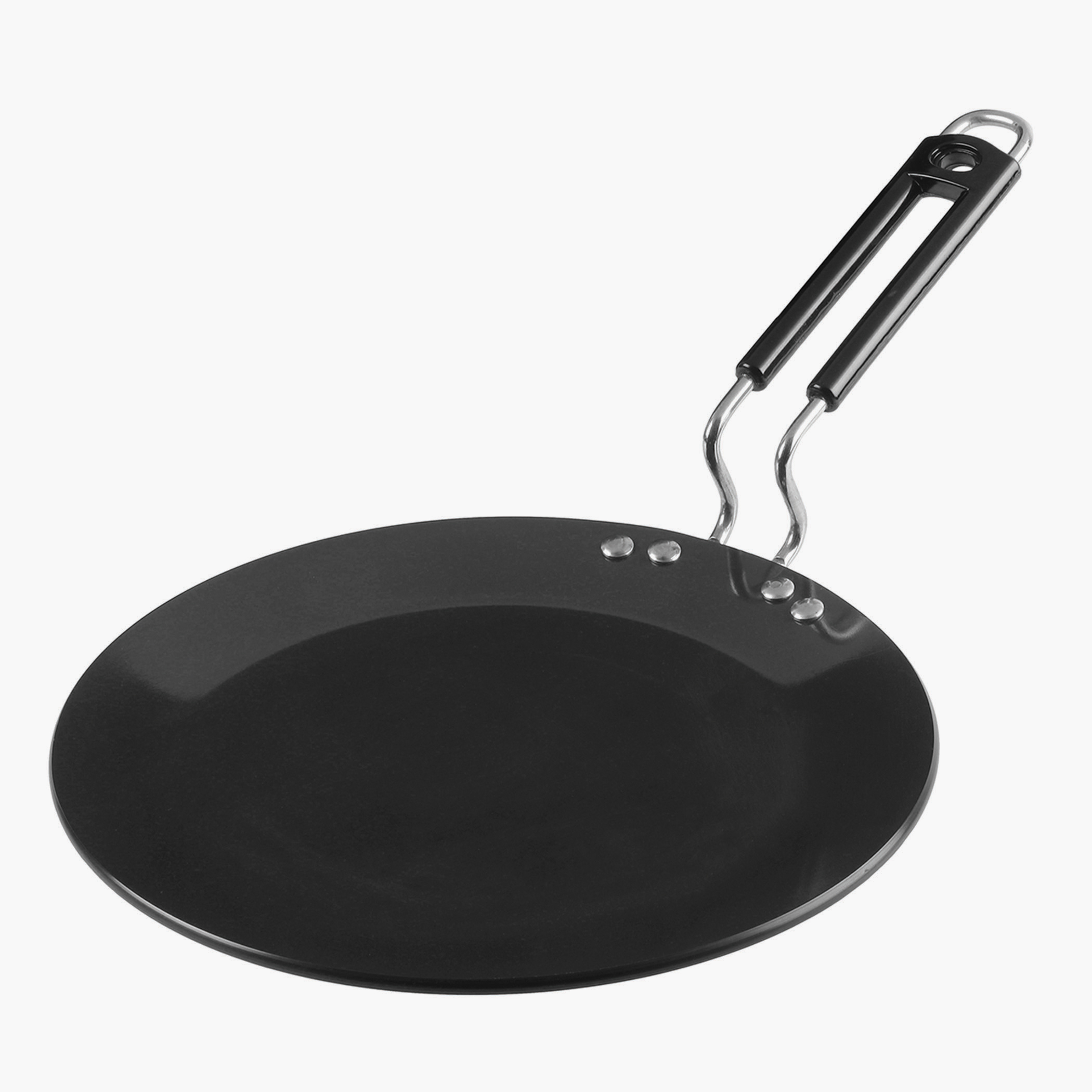 VINOD Aluminium Hard Anodized Roti Tawa - 26.5cm in Black
