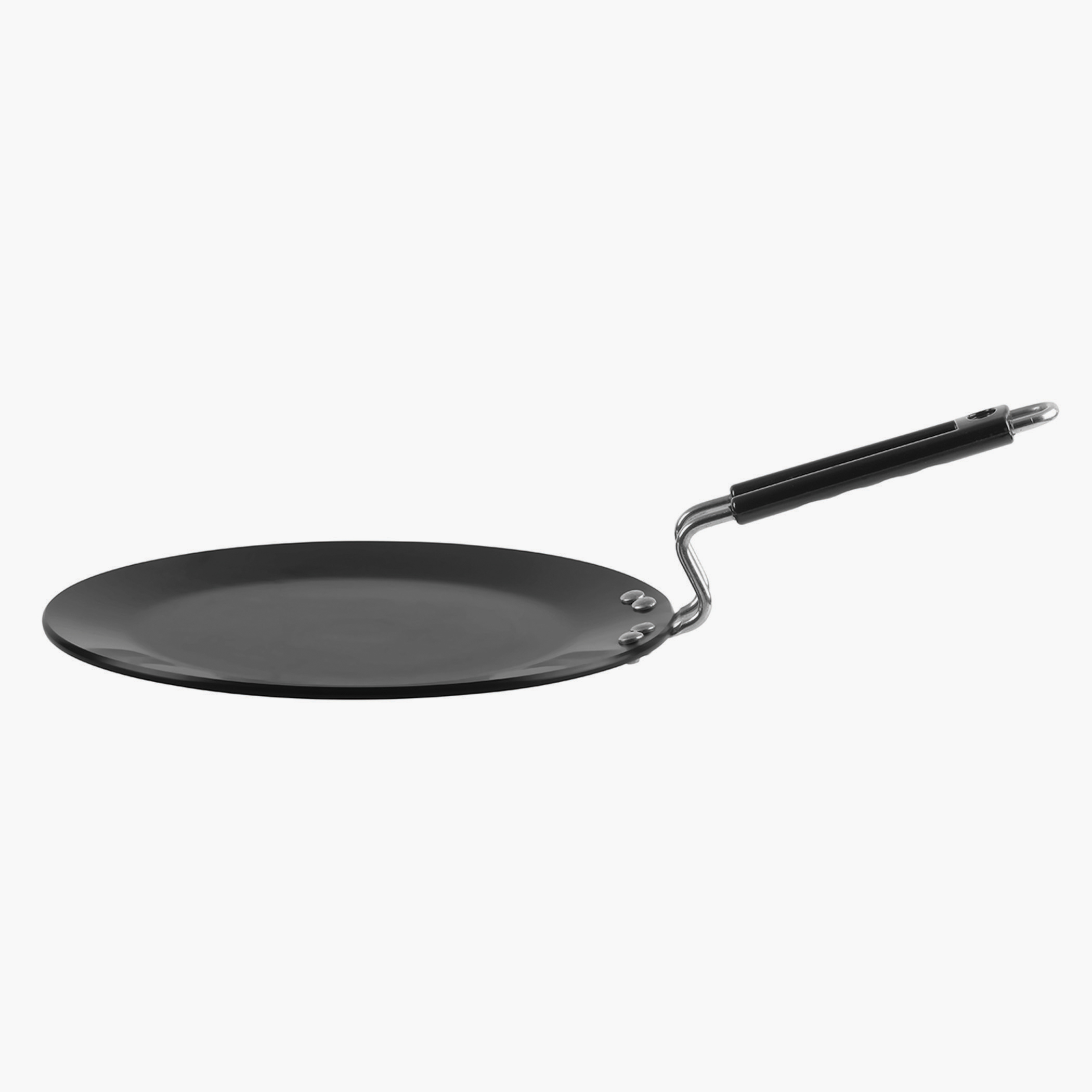 VINOD Aluminium Hard Anodized Roti Tawa - 26.5cm in Black