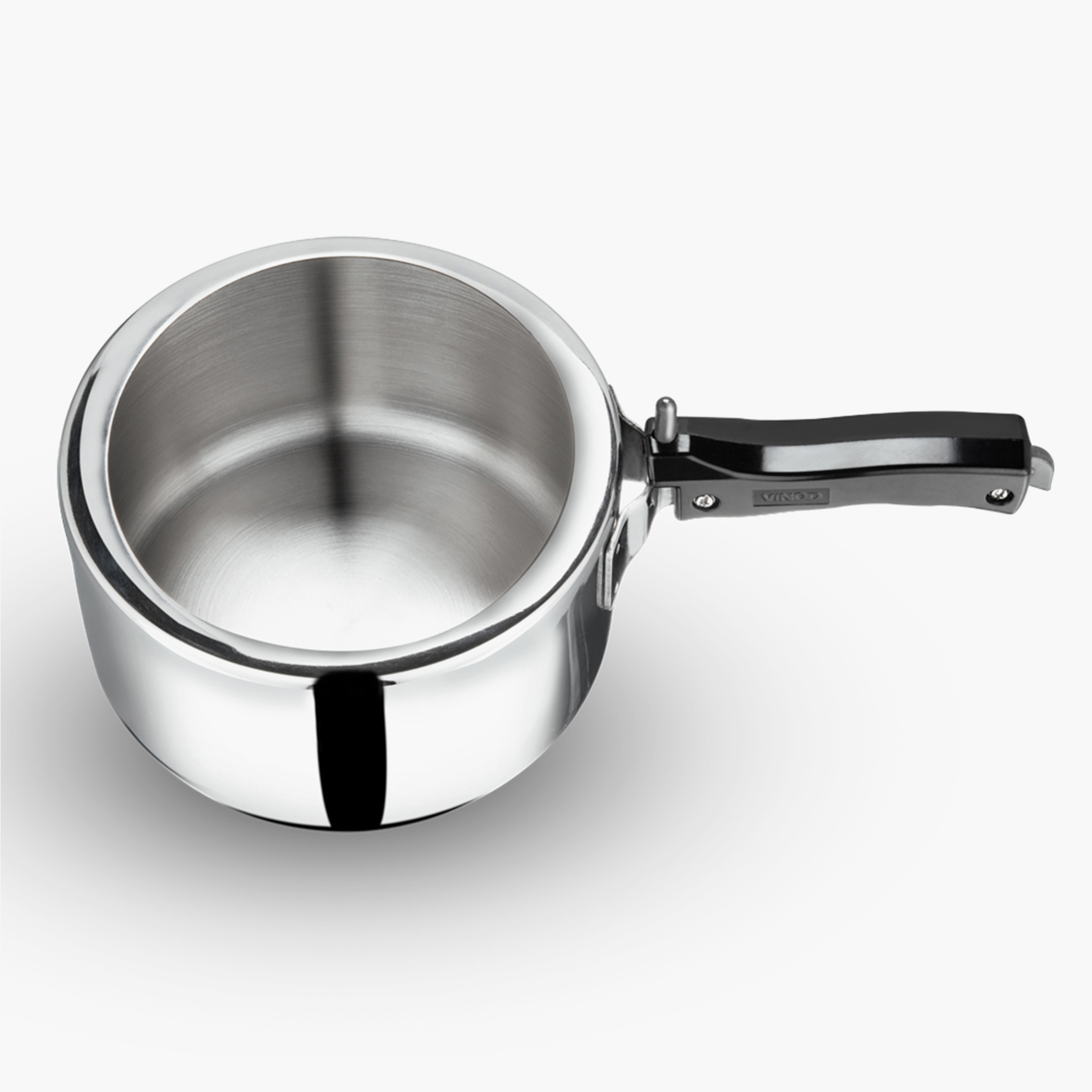 VINOD Europa 18/8 Stainless Steel Inner Lid Pressure Cooker - 1.5L in Silver
