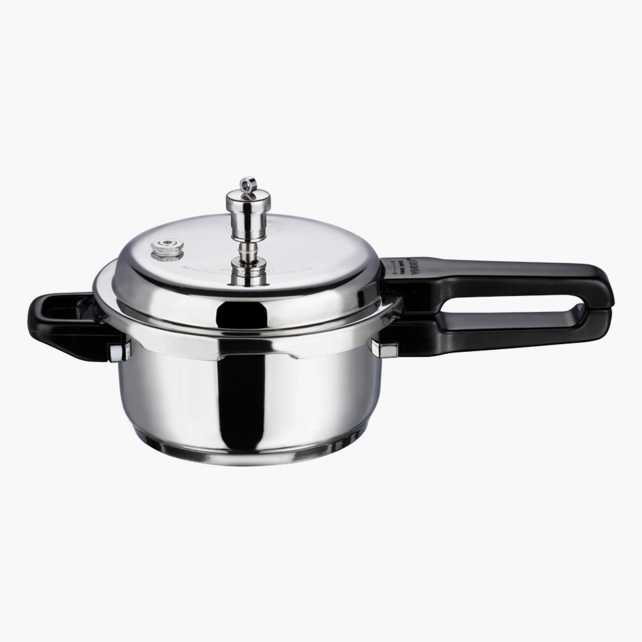 VINOD 18/8 Stainless Steel Pressure Cooker - 3L in Silver