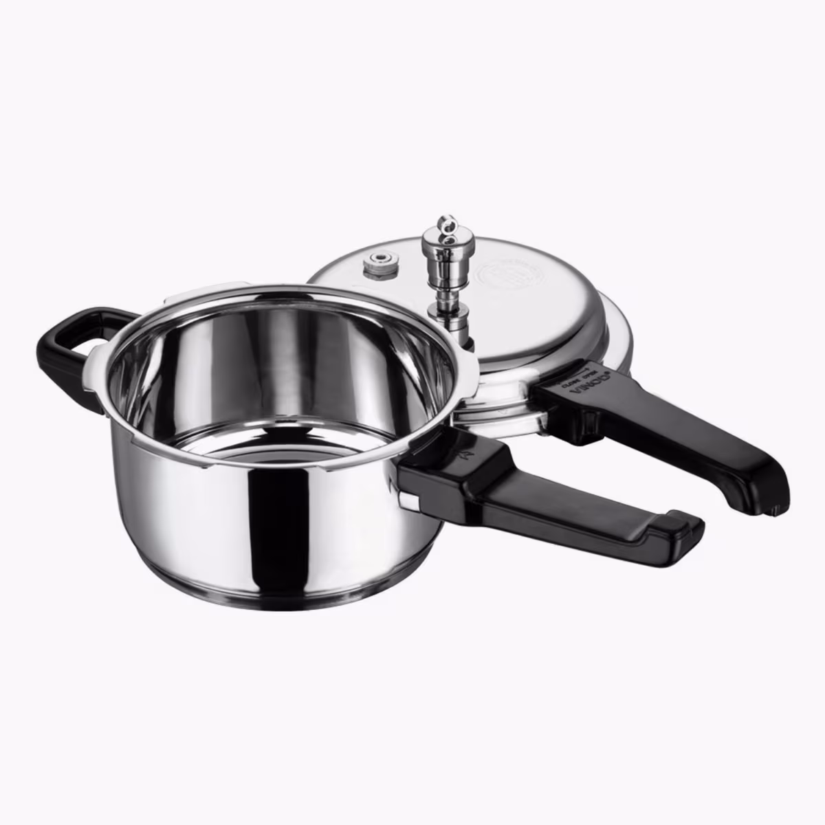 VINOD 18/8 Stainless Steel Pressure Cooker - 3L in Silver
