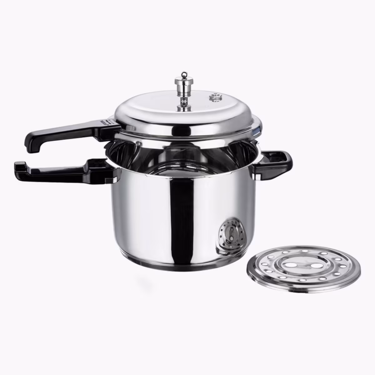 VINOD 18/8 Stainless Steel Pressure Cooker - 5L in Silver