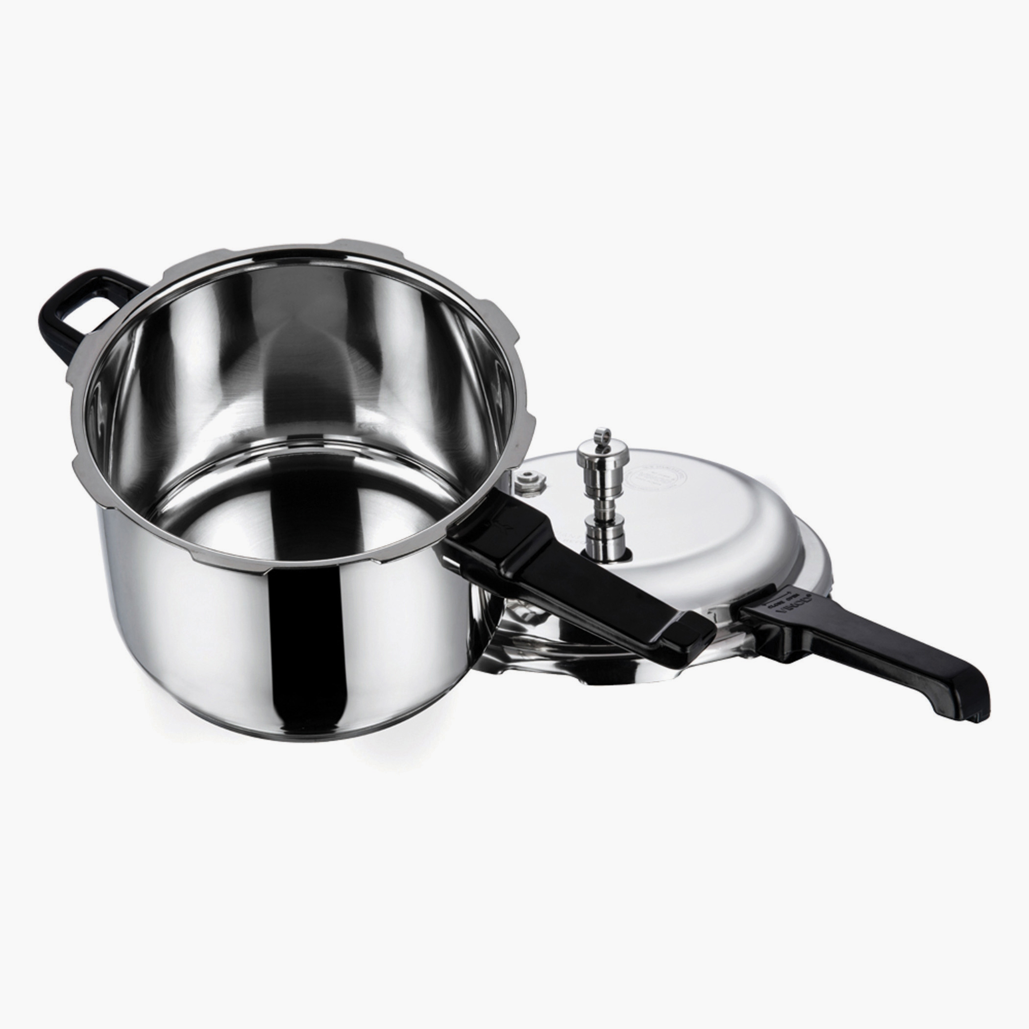 VINOD 18/8 Stainless Steel Pressure Cooker - 5L in Silver