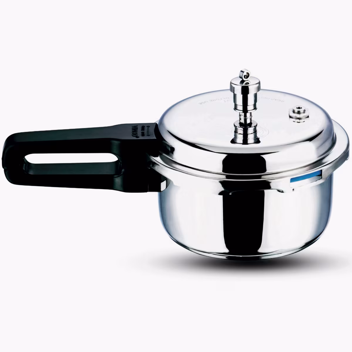 VINOD Platinum Triply Stainless Steel Pressure Cooker - 2L in Silver
