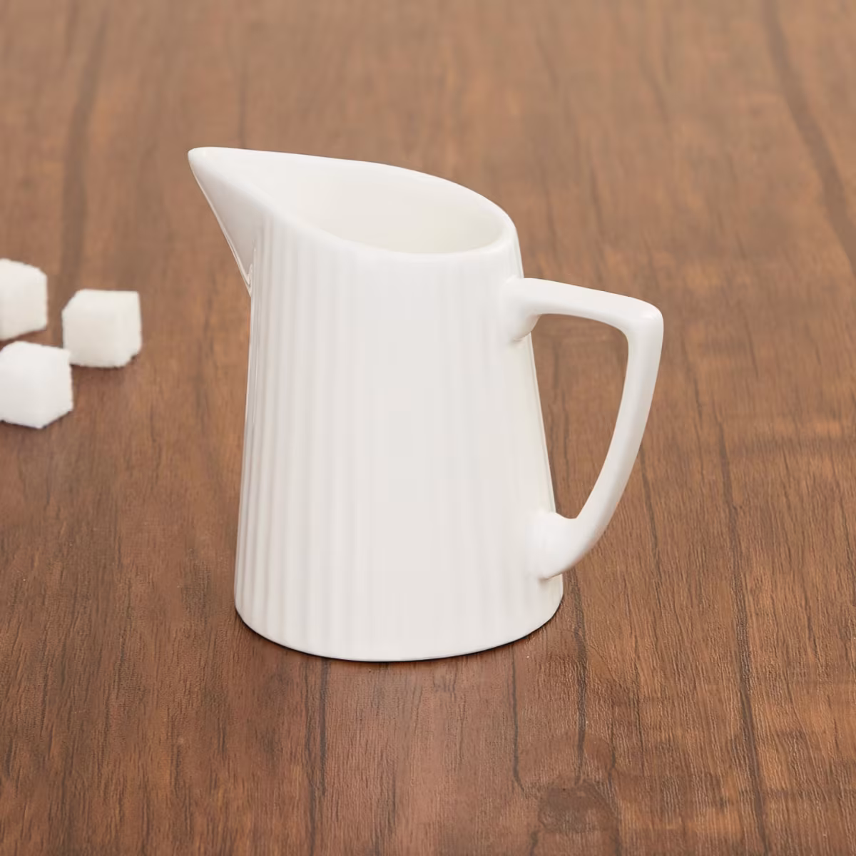 Marshmallow Porcelain Creamer Pot - 220ml in White