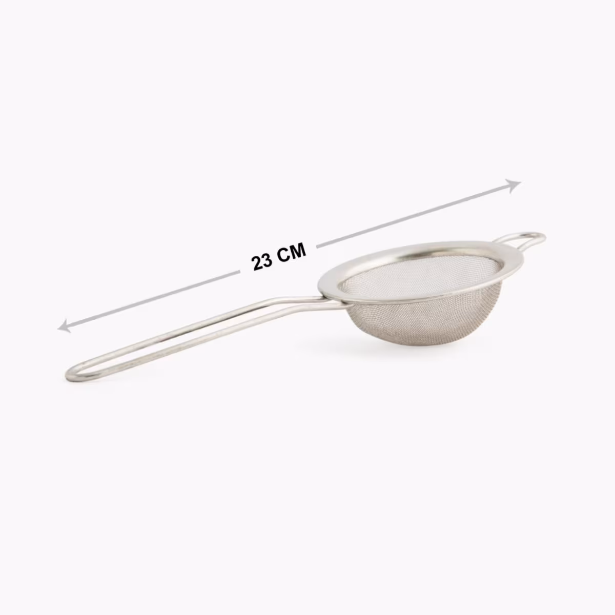 Ferrit Stainless Steel Tea Strainer in Silver