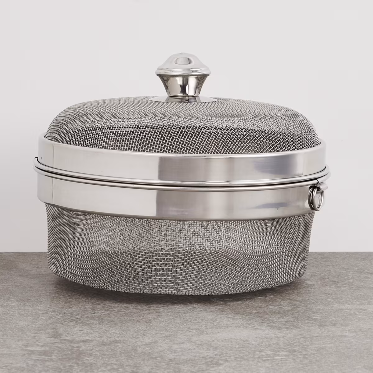 Ferrit Stainless Steel Multi-Utility Basket in Silver