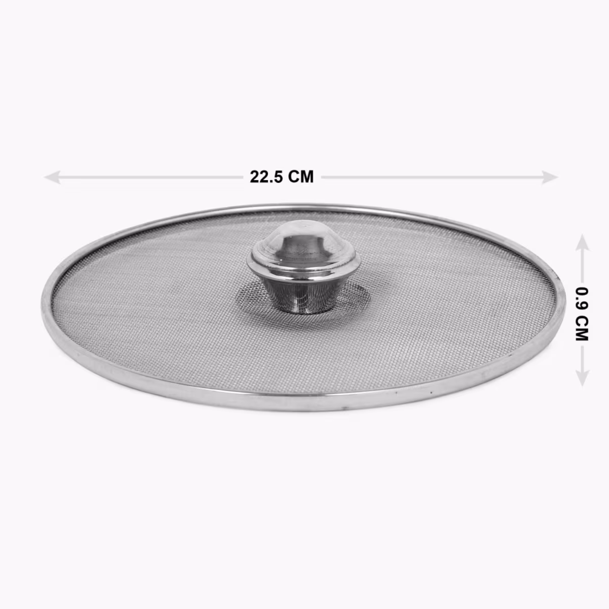 Glovia Stainless Steel Milk Cover in Silver