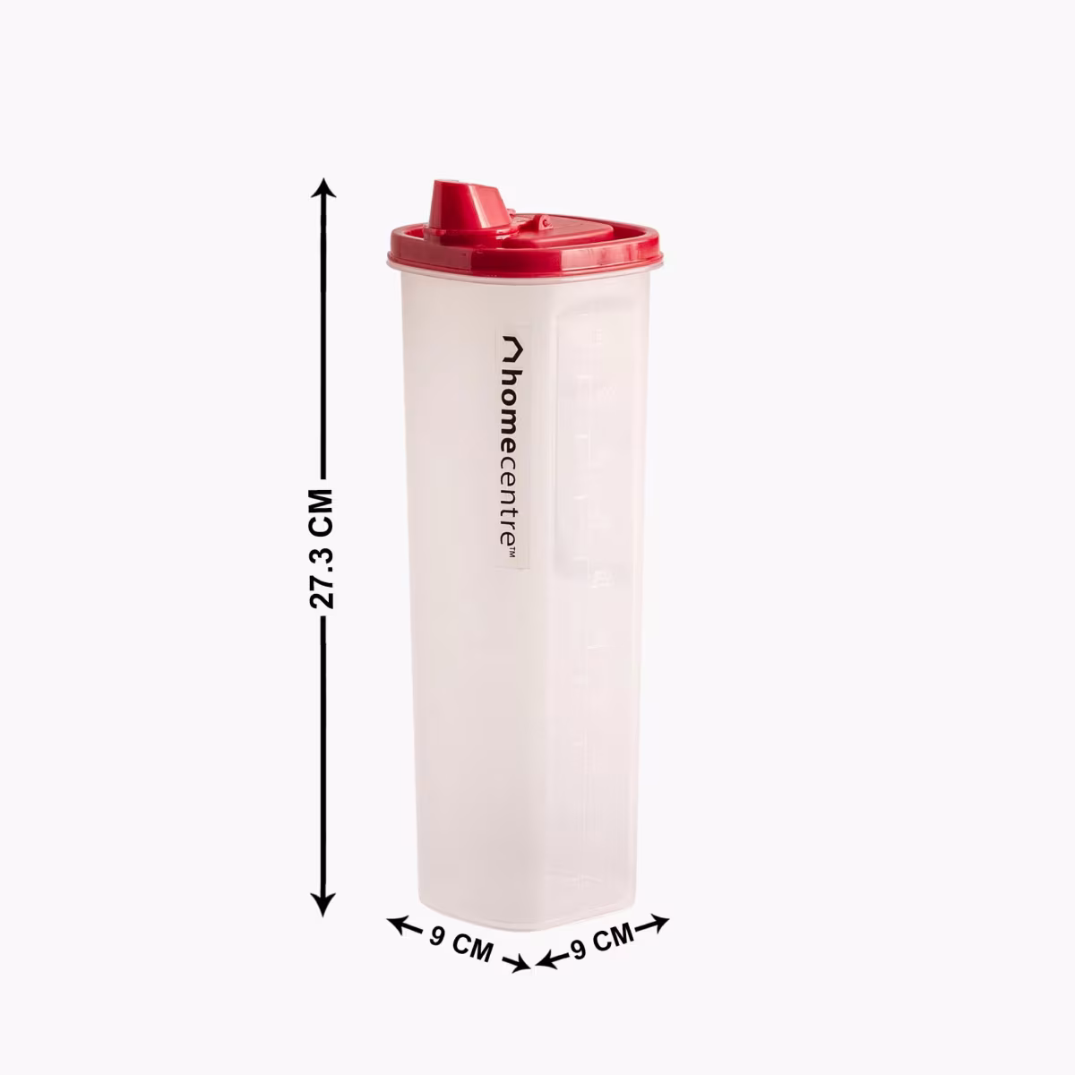 Corsica Ooze Set of 2 Polypropylene Oil Containers - 1L in Transparent