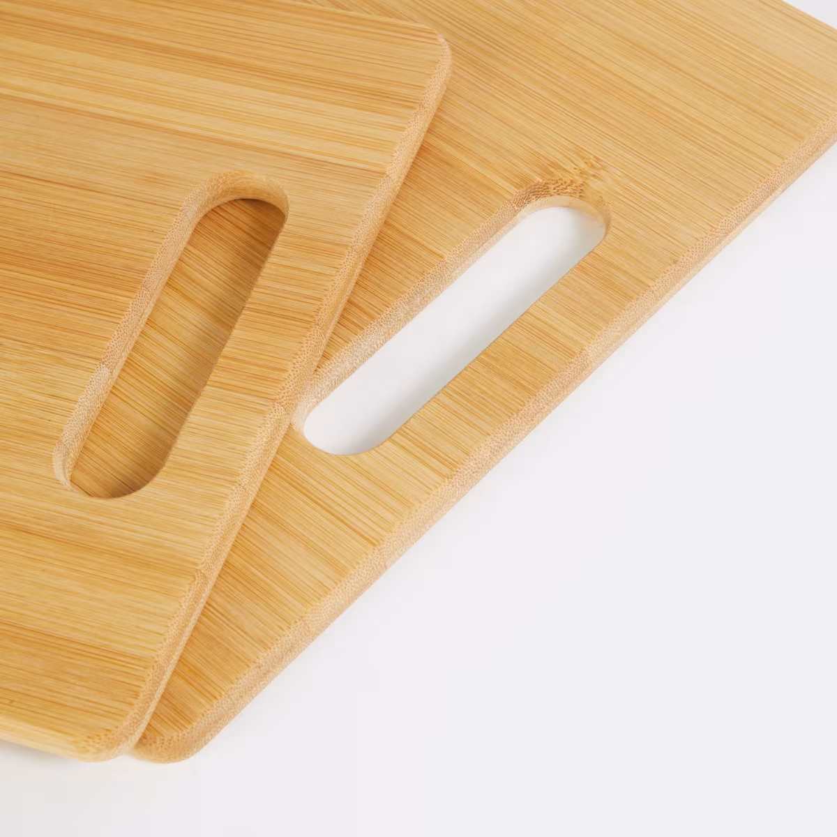 Spinel Set of 2 Bamboo Chopping Boards in Brown