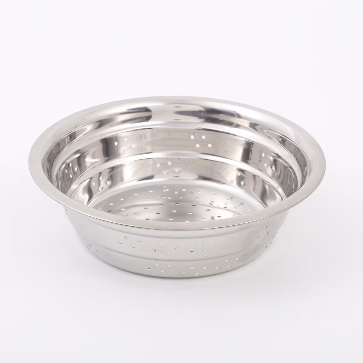 Blithe Stainless Steel Colander in Silver