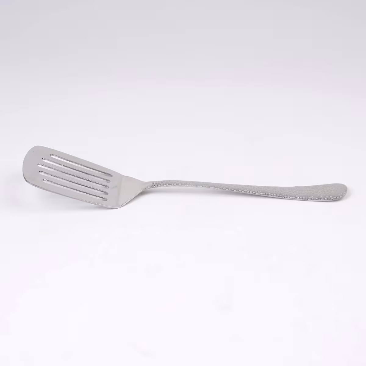 Glister Elke Stainless Steel Slotted Turner in Silver