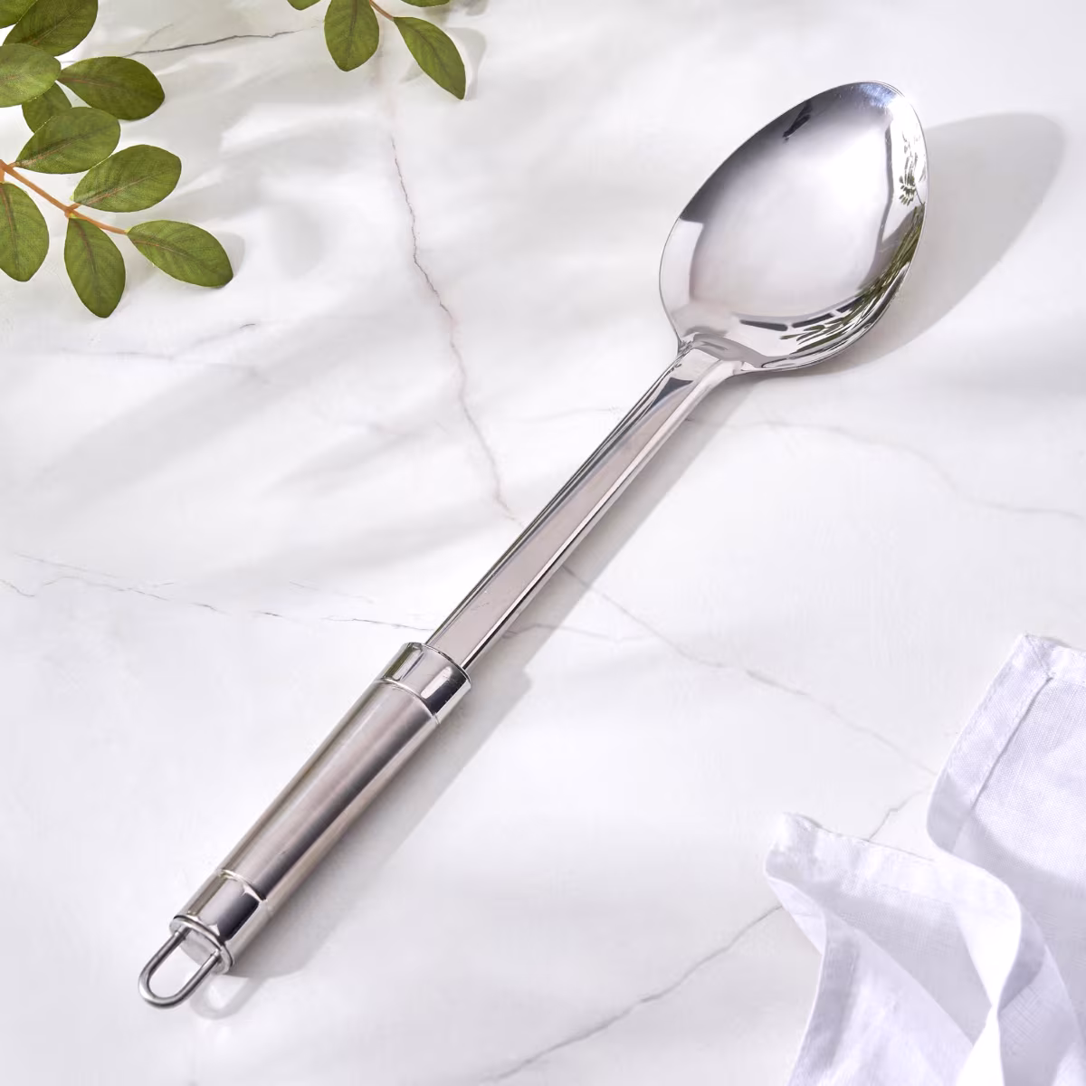 Ferrit Celik Stainless Steel Spoon in Silver