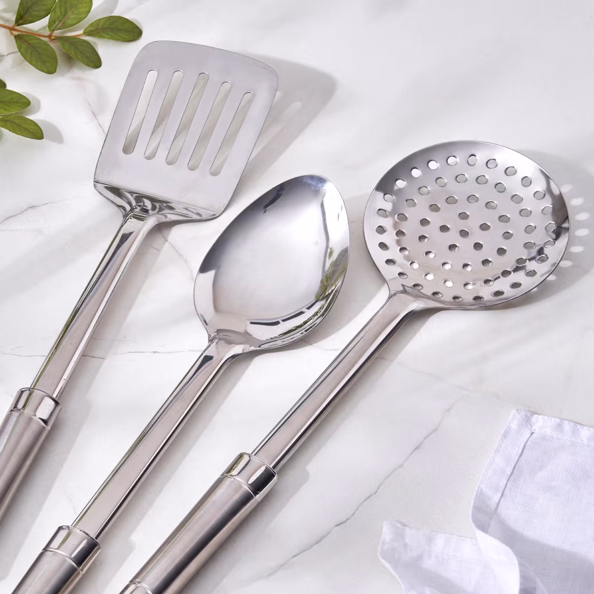 Ferrit Celik Stainless Steel Spoon in Silver