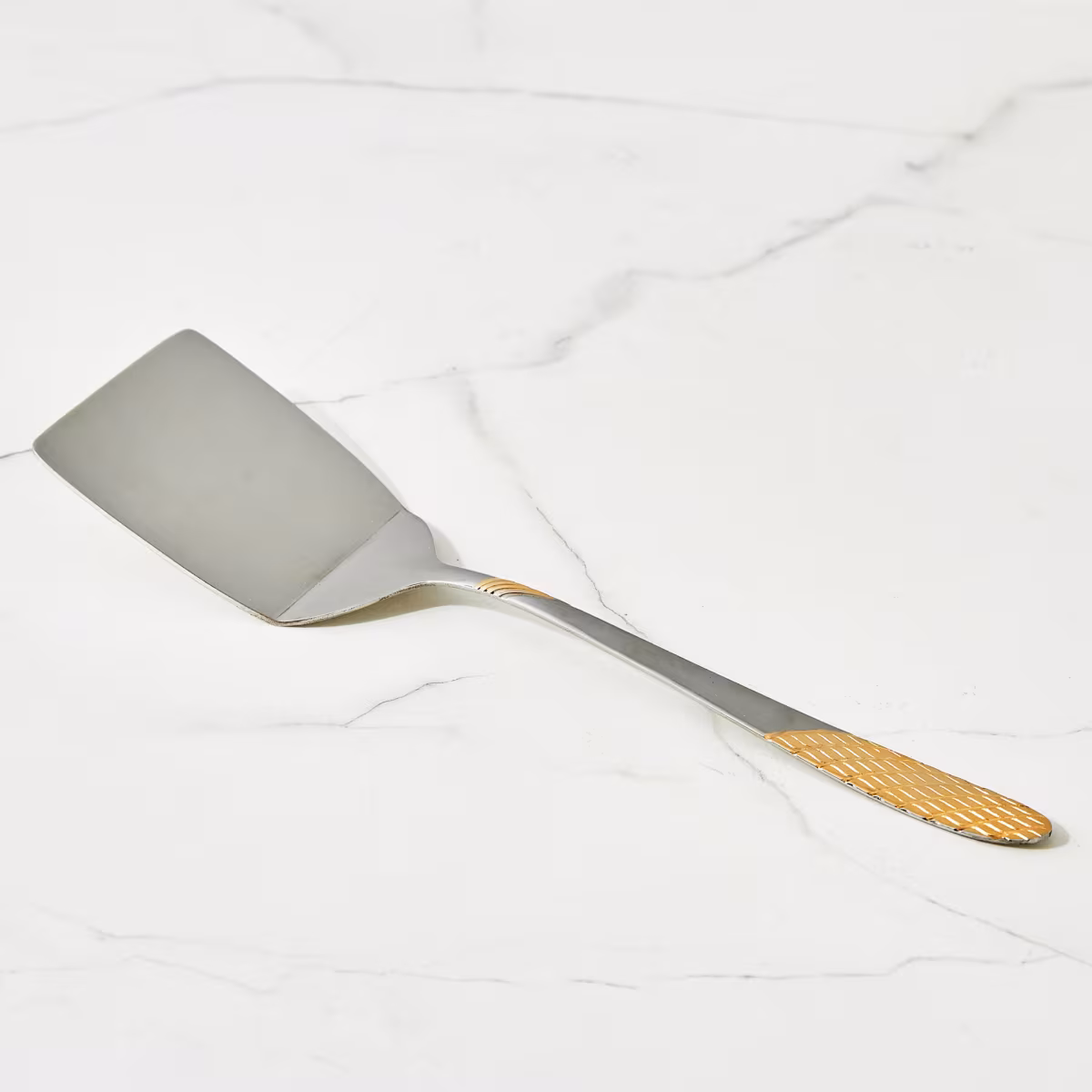 Glister Amara Stainless Steel Turner in Silver