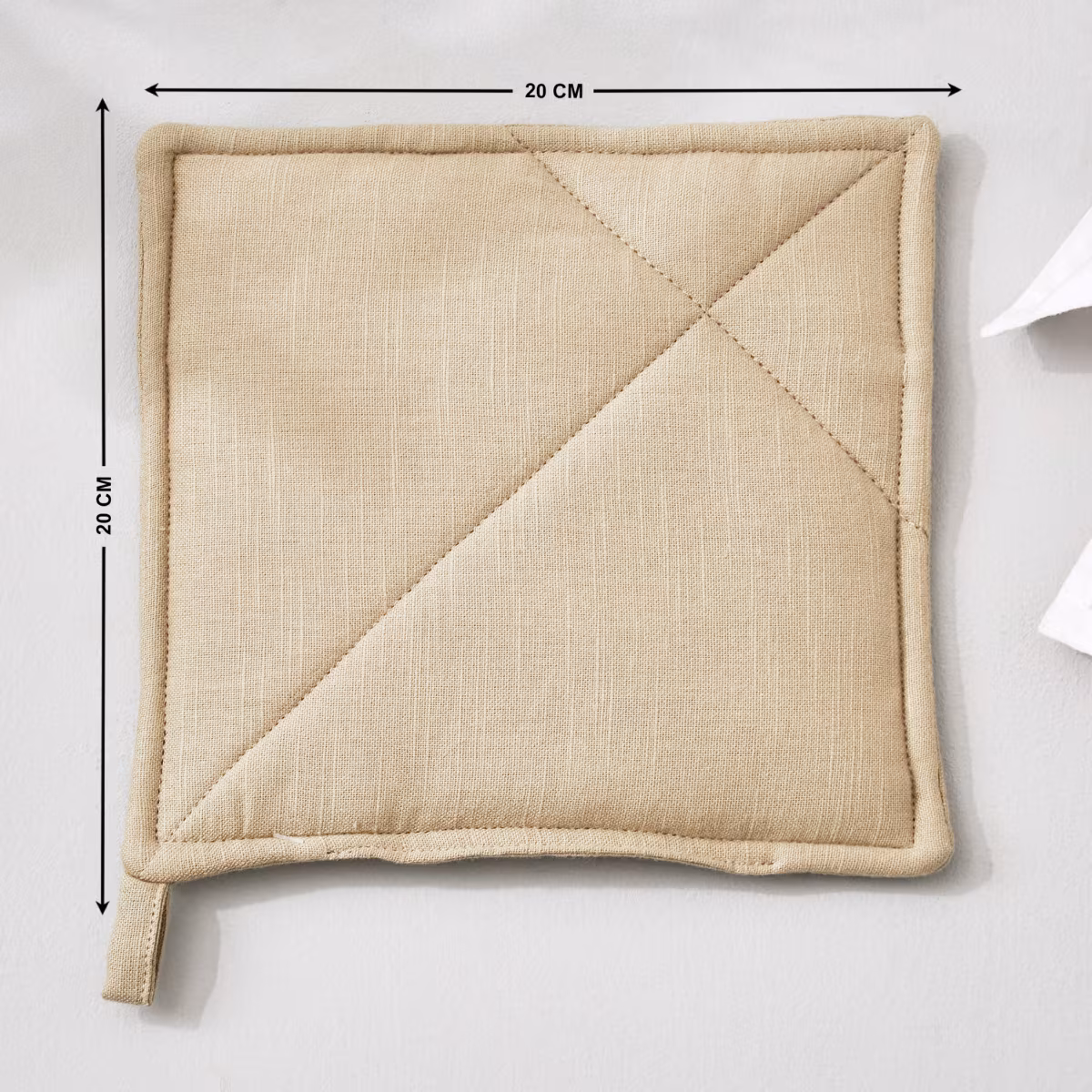 Maison Cotton Pot Holder in Beige