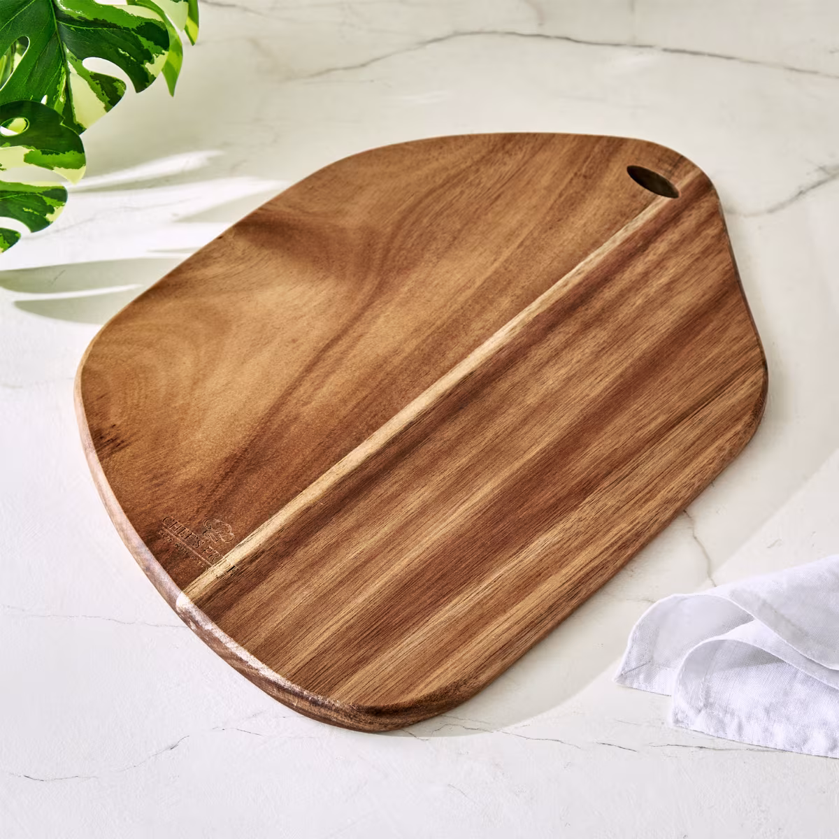 Chefs Pride Marion Acacia Wood Chopping Board in Brown