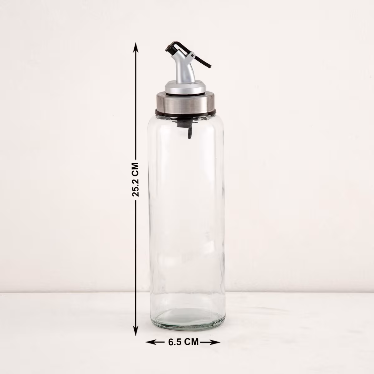 Corsica Essentials Glass Oil Bottle - 500ml in Transparent