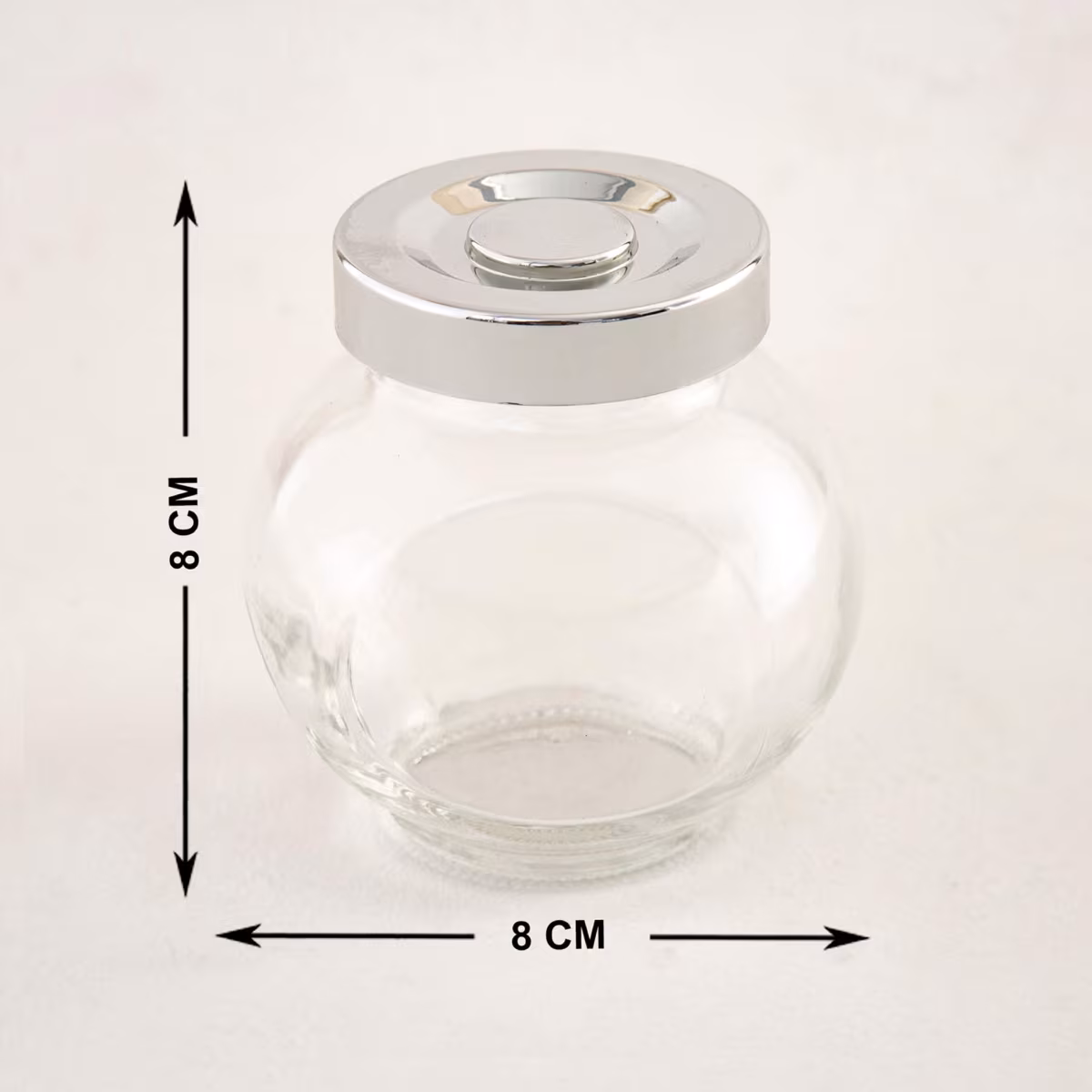 Corsica Essentials Set of 3 Glass Jars - 180ml in Transparent