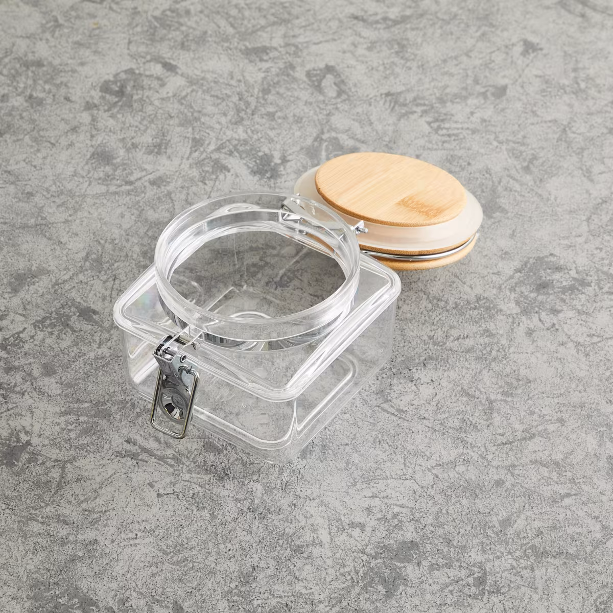 Palestine Acrylic Square Canister - 700ml in Transparent