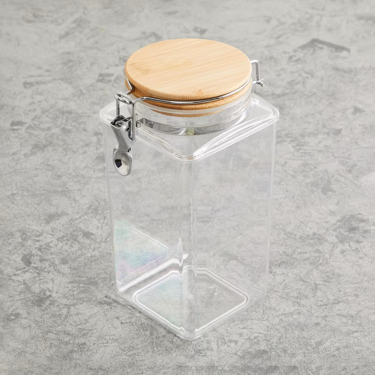Palestine Acrylic Square Canister - 1.9L in Transparent