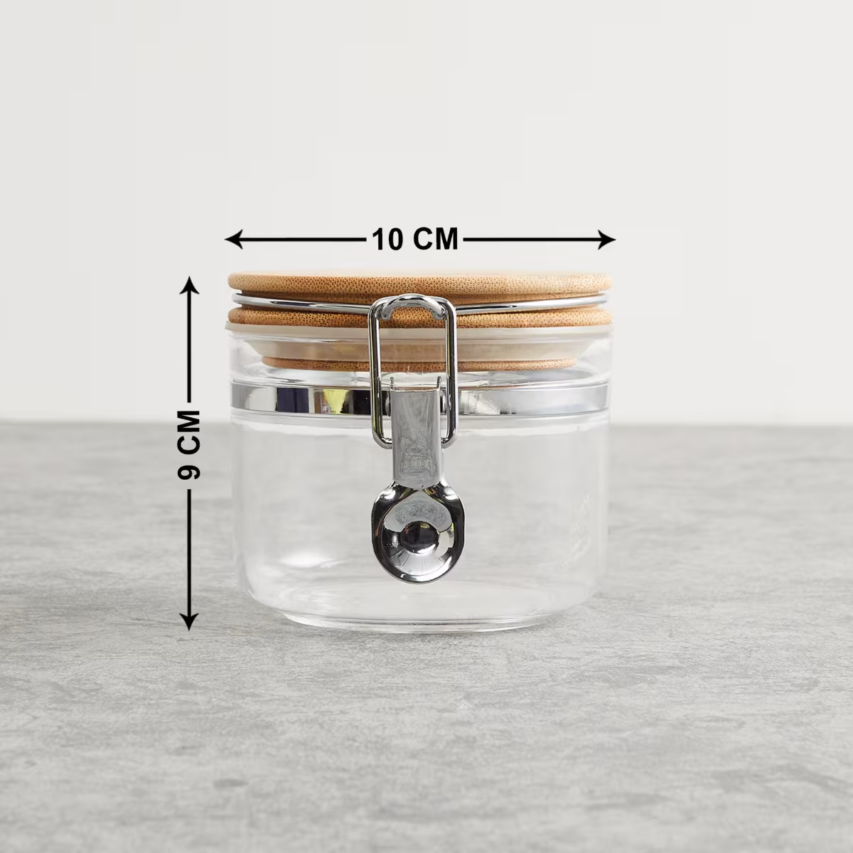 Palestine Acrylic Round Canister - 450ml in Transparent