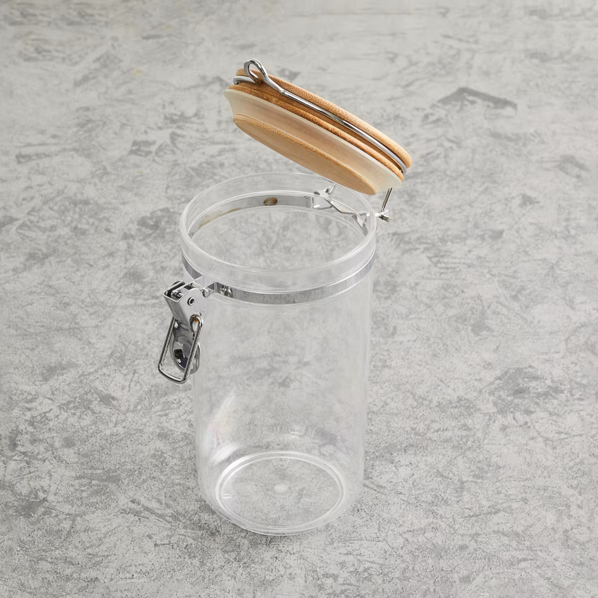 Palestine Acrylic Round Canister - 1.1L in Transparent