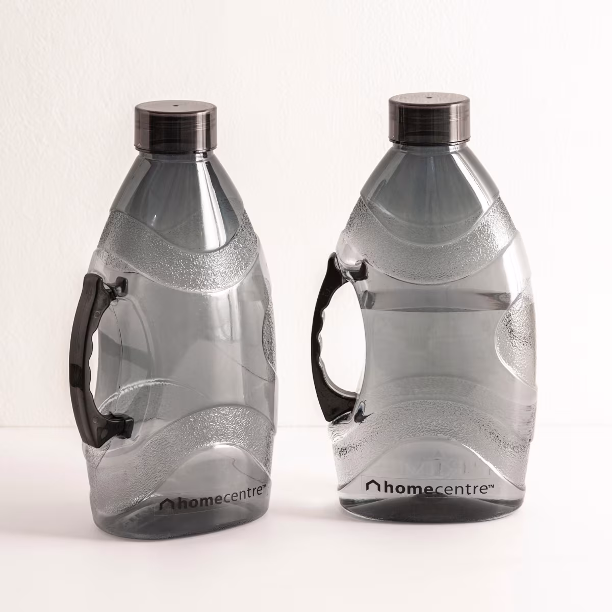 Corsica Marina Set of 2 Water Bottles - 1.3L in Grey