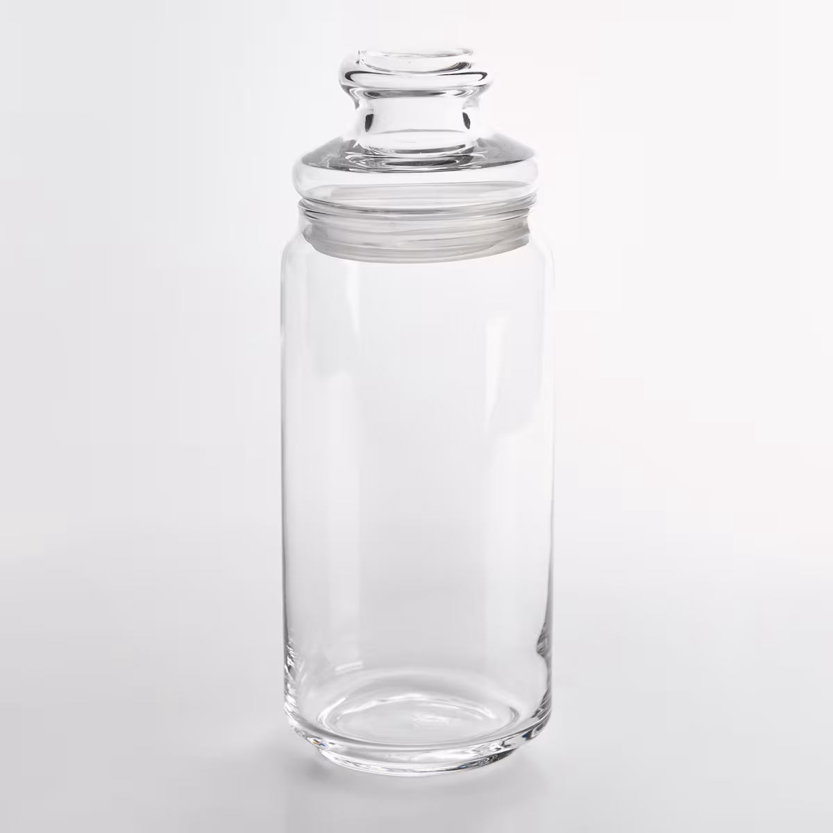 OCEAN Set of 2 Glass Pop Jars - 1L in Transparent