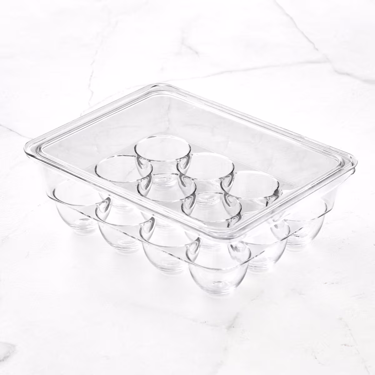 Orion Elfin PET Egg Holder with Lid in Transparent