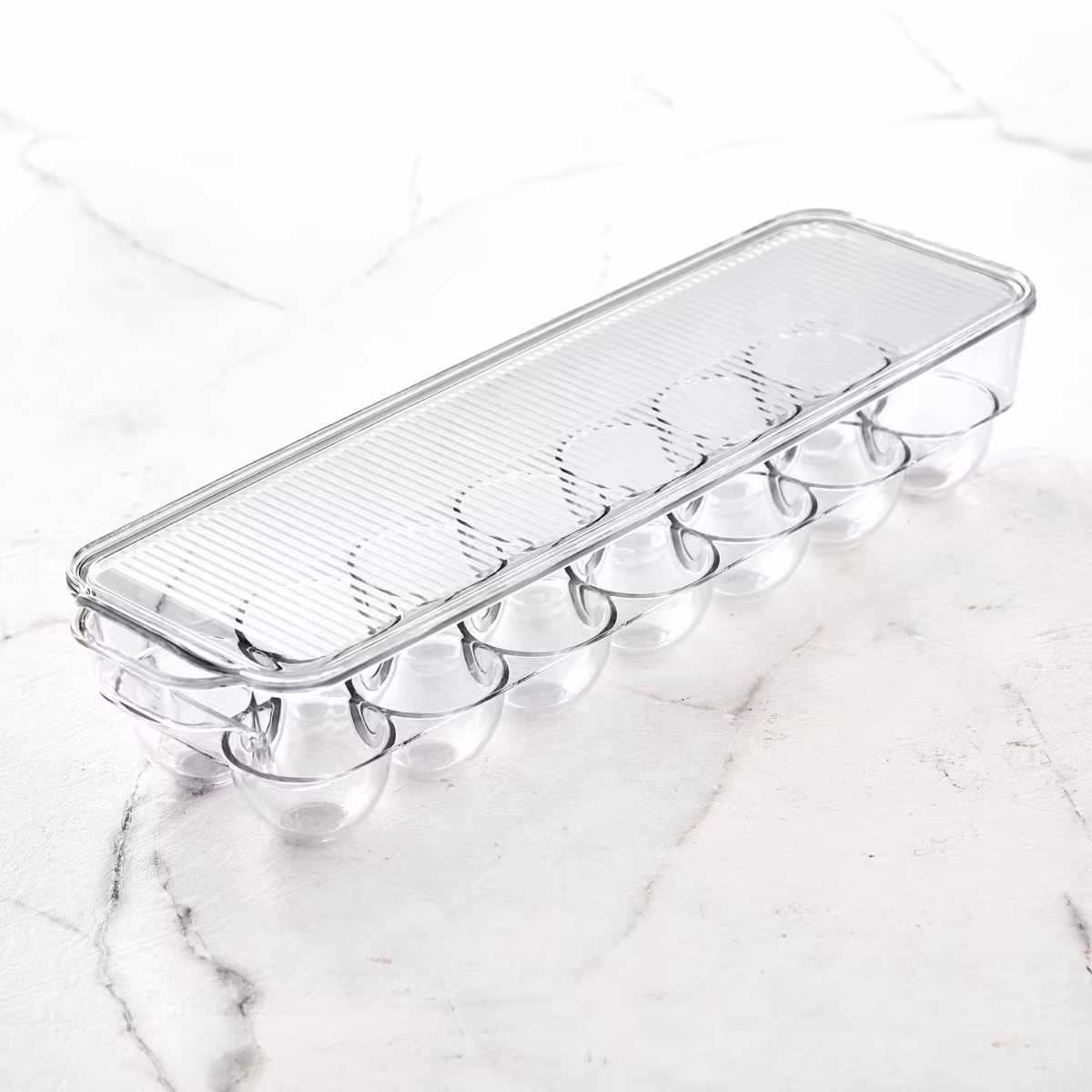Orion Elfin PET Egg Holder with Lid in Transparent