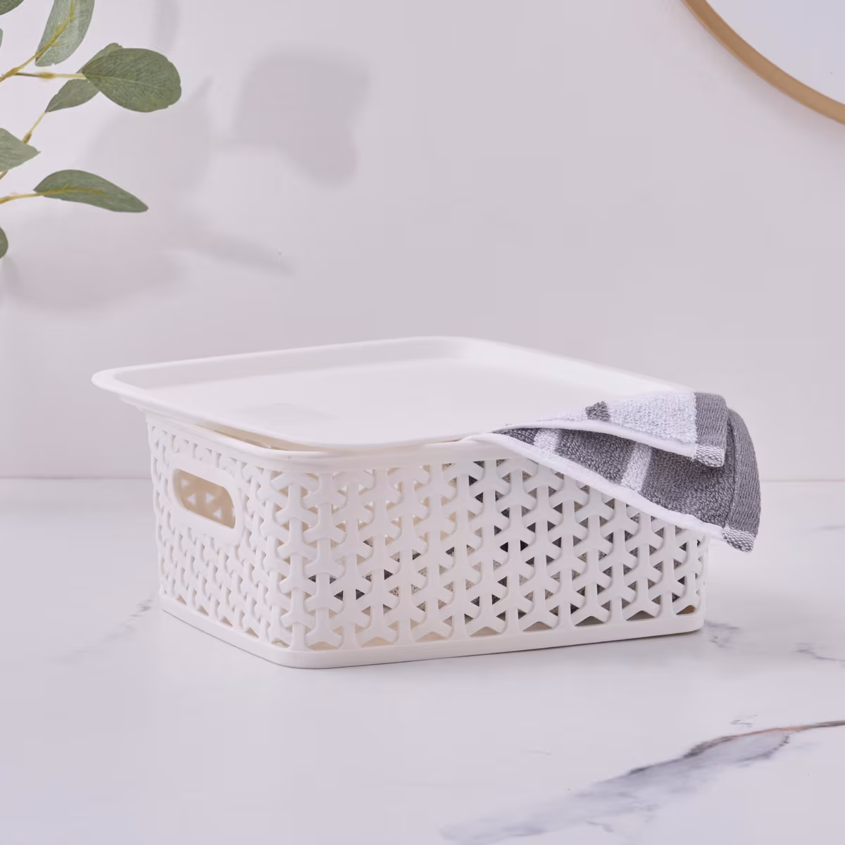 Wilton Royal Storage Basket in Offwhite