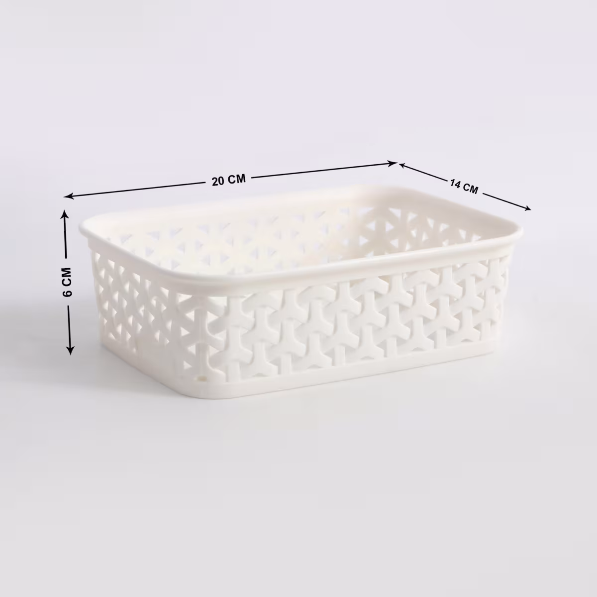 Wilton Royal Storage Basket in Offwhite