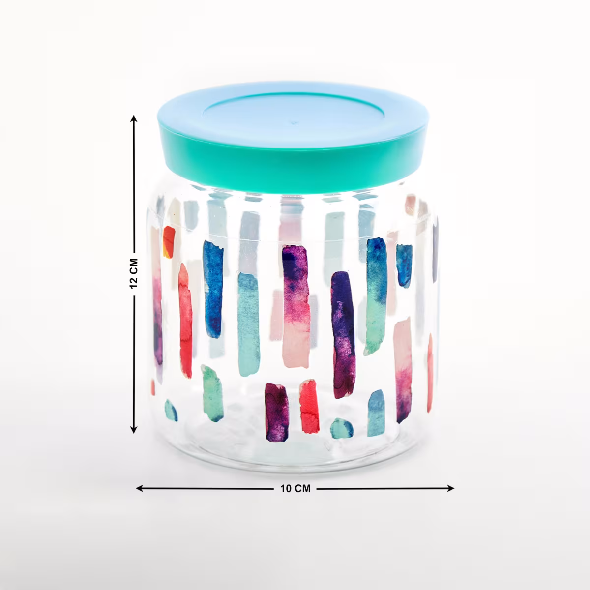 Corsica Set of 6 Storage Jars - 900ml in Teal